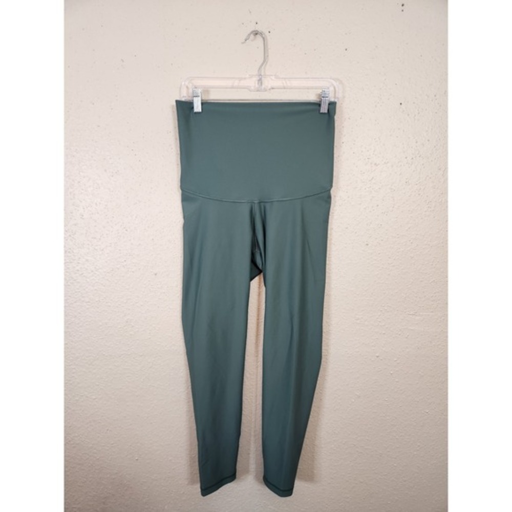 Old Navy Powersoft High-Rise Leggings Athletic Yoga Pants Green L
